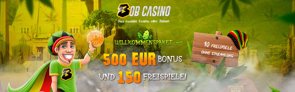 Bob Casino Bonus Banner