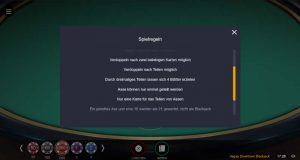 BoomCasino Vegas Downtown Blackjack Spielregeln