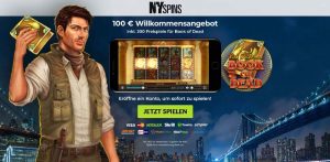NYSpins Vorschau Bonus