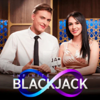 LuckyWins Infinite Blackjack Logo